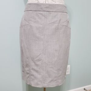Worthington Light Gray Skirt Size 14